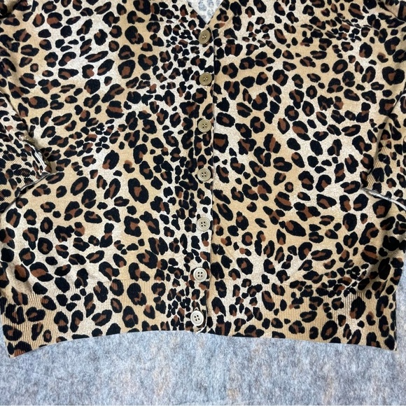 Lane Bryant Leopard Print V-Neck Travel Casual Party Cardigan Sweater - Sz 18/20 - Picture 7 of 16